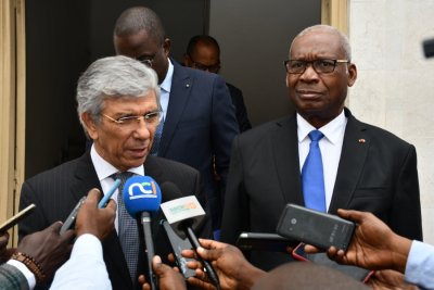 Diplomatie: l'ambassadeur de l'Algérie en Côte d'Ivoire fait ses adieux au président du Conseil Constitutionnel ivoirien