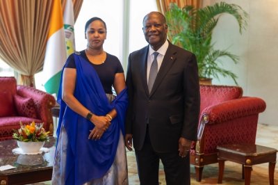 Le Chef de l’État a reçu les Lettres de créance de cinq nouveaux Ambassadeurs accrédités en Côte d’Ivoire