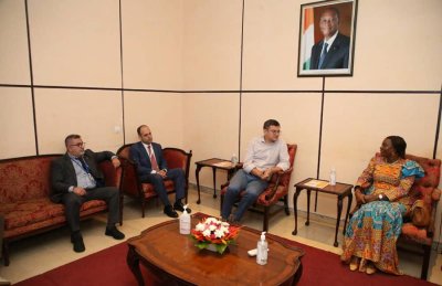 Diplomatie : le ministre ukrainien des Affaires Etrangères , Dmytro Kouleba en visite en Côte d’Ivoire