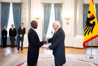 Diplomatie : le nouvel ambassadeur de Côte d'Ivoire en Allemagne présente ses lettres de créances