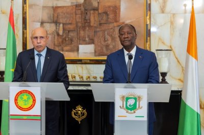 Le Chef de l’État a eu un entretien avec son Homologue de la Mauritanie