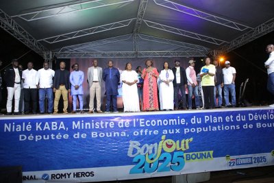 Divertissement : la ministre Nialé Kaba offre 