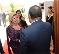 SM le Roi reçoit Mme Ouattara