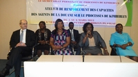 Atelier de renforcement des capacités des agents des douanes sur le processus de Kimberley