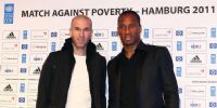 Zidane et Drogba ont récolté 370.000 euros lors d’un match de charité