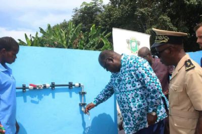 Laurent Tchagba appelle les populations à mettre un terme à la fraude de l’eau