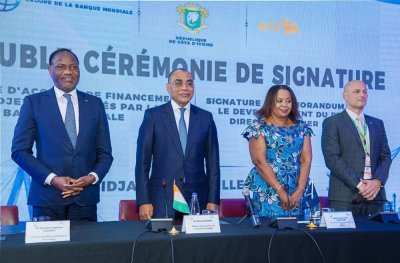 Économie : la Banque mondiale mobilise environ 525 milliards FCFA pour accélérer le développement et la transition énergétique de la Côte d'Ivoire