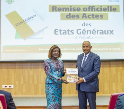 Éducation nationale: les actes des États généraux de l'Éducation et de l'Alphabétisation remis au Premier Ministre