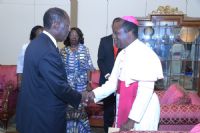 La Conférence des évêques catholiques dit « Yako » au chef de l’Etat pour le décès du Cardinal Bernard Agré