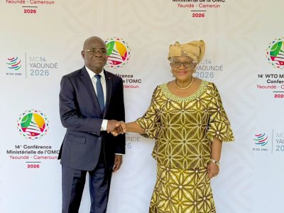 En prélude à la 14ème conférence ministérielle de l’Organisation mondiale du Commerce (OMC): la directrice générale Ngozi Onkonjo-Iweaka salue le leadership de la Côte d'Ivoire