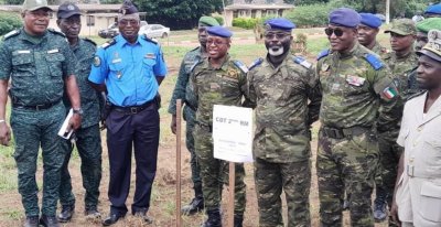 Environnement : Près 500 arbustes mis en terre à la caserne du 2e bataillon d’infanterie de Daloa
