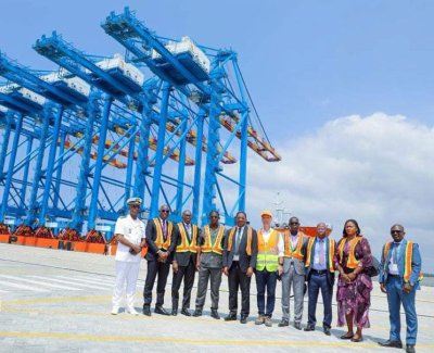 Extension du Port Autonome d’Abidjan : 6 nouveaux portiques et 7 Grues Portiques à Roues (RTG) réceptionnés pour équiper le deuxième terminal à conteneurs opérationnel avant fin 2022