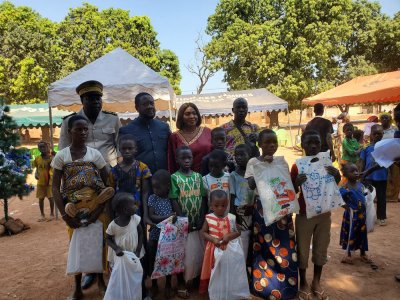 Fête de fin d'année: les enfants de Koni (korhogo) célèbre la Noël avec le Comité International de Plaidoyer pour l’Afrique (CIPA)