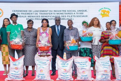 Filets sociaux productifs : Le Gouvernement ivoirien procède au lancement des paiements à 70 000 nouveaux bénéficiaires