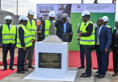Filière pétrolière et gazière : le Premier Ministre Beugré Mambé lance les travaux de construction du complexe d'hydrodésulfuration de la SIR