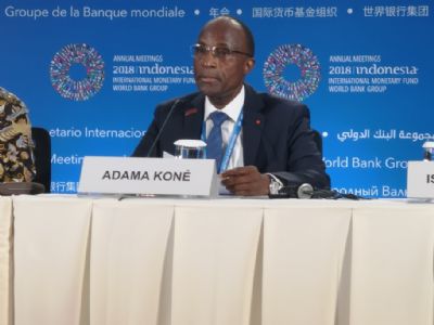 Assemblées annuelles FMI - Banque Mondiale : Le Ministre Adama Koné partage l’expérience ivoirienne sur la mobilisation des ressources internes et l’accès au financement à travers la digitalisation