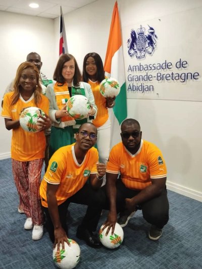 Côte d'Ivoire/ Football: le Royaume-Uni exprime son soutien à la Côte d'Ivoire pour une organisation réussie de la CAN 2023