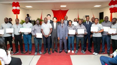 Formation professionnelle : le ministre Koffi N’Guessan reçoit 91 formateurs et encadreurs ivoiriens de retour de formation en Chine