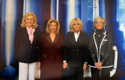 FRANCE / Engagements : Brigitte Macron échange avec Dominique Ouattara au Palais de l’Élysée