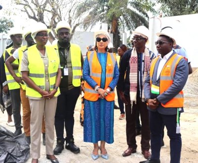 Grand-Bassam/Maison de l’Art Société Générale Côte d’Ivoire : La ministre Françoise Remarck s’imprègne de l'avancée des travaux