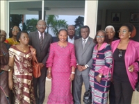 Grande Chancellerie de l’Ordre National : le Secrétariat général de l’Ugtci chez Mme Henriette Diabaté