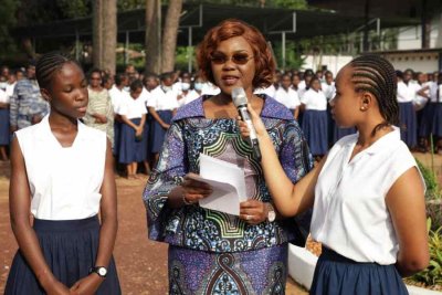 Grossesse en milieu scolaire/ Nialé Kaba aux élèves de Sainte Marie : « Je vous recommande fermement l’abstinence »