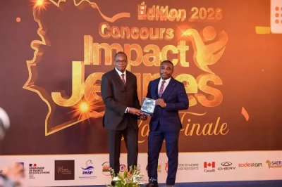Impact Jeunes 2026 : Vivien Anoh reçoit le prix spécial du meilleur délégué CNJCI pour son engagement à Alépé