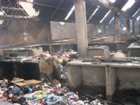 Korhogo le marché central ‘tchedal’’  brulé,  des centaines de millions parties en fumée