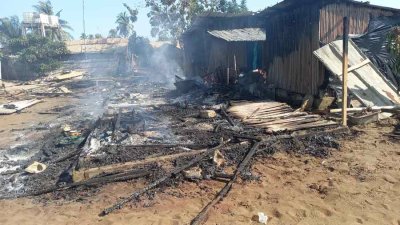 Incendie à Jacqueville : Une maison de fortune part en fumée 