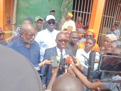 Incendie au marché ‘’Petit Lomé’’ d’Adjamé : le Ministère en charge du Commerce mesure l’ampleur des dégâts