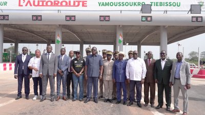 Infrastructure routière : le poste de péage de Tiébissou inauguré, trois semaines après l'ouverture de cette partie du tronçon de l'autoroute