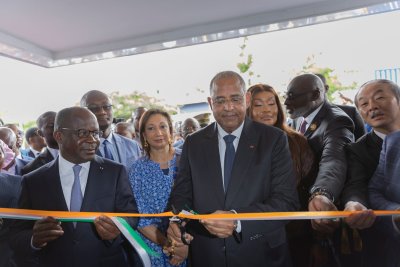Infrastructure sanitaire :  Le Premier Ministre Patrick Achi met en service le Pôle gynéco obstétrique et pédiatrique du CHU de Cocody et l'Institut de médecine nucléaire d'Abidjan