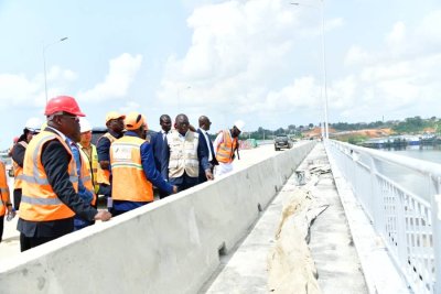 Côte d'Ivoire : le pont de Yopougon est à un taux d'avancement de 87% (Ministre)