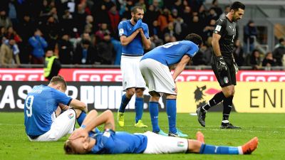 Pour la première fois depuis 1958, l’Italie ne participera pas à la Coupe du monde de football