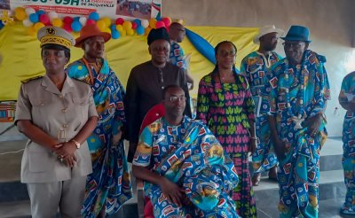 Jacqueville:  le nouveau bureau de la Mutuelle de developpement officiellement investi