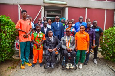 Jeux paralympique Paris 2024: les athlètes ivoiriens reçoivent le soutien du gouvernement avant leur départ