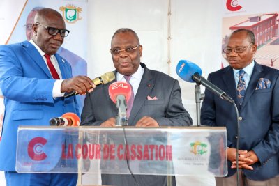 Cour de cassation : le président Joachim Yua Koffi satisfait du bilan des activités menées en 2024