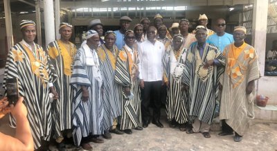 Kah Zion aux chefs coutumiers de Toulépleu à Abidjan : « Je suis candidat à ma propre succession à la Mairie de Toulépleu. Mon bilan plaide en ma faveur »