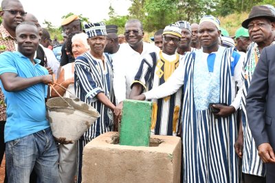 Katiola: lancement des travaux de construction d'une usine de transformation de la noix de Cajou