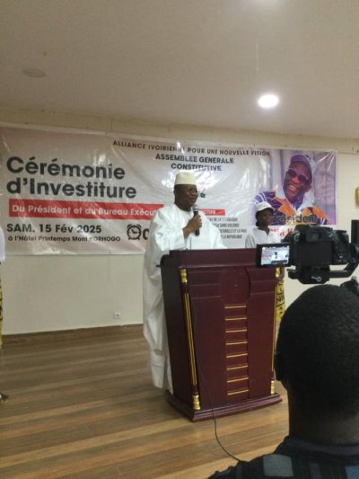 Korhogo: le mouvement politique Alliance ivoirienne pour une nouvelle vision lance ses activités