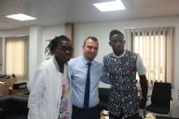 Les champions olympiques célébrés  en zone industrielle de Koumassi