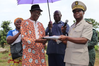 La cellule civilo-militaire de Facobly dotée de matériels d’équipement