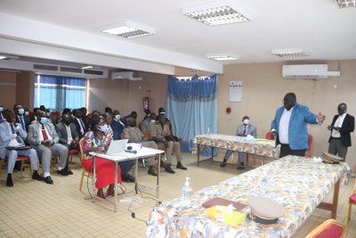  La CGRAE en campagne promotionnelle à San pedro sur le régime de retraite complémentaire par capitalisation