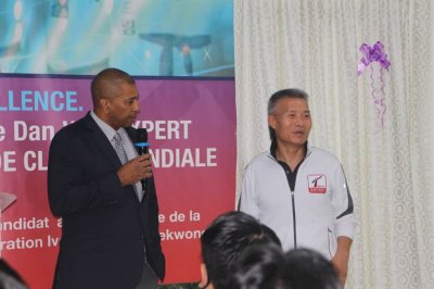 Sport/Taekwondo : La Corée du Sud honore le Grand Maître Patrice Remarck