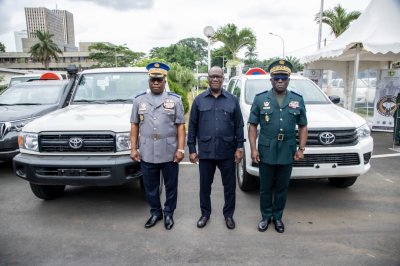 La gendarmerie nationale et les FACI se dotent de véhicules neufs