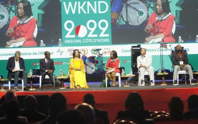 Promotion des industries culturelles et créatives africaines : la ministre Françoise Remarck participe à une table ronde en marge du CANEX week-end 2022