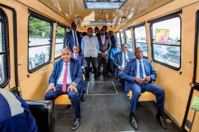 La première rame du Métro d'Abidjan 