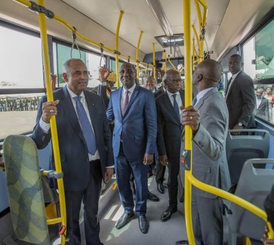 La SOTRA à Yamoussoukro : le Ministre Souleymane Diarrassouba exprime  la reconnaissance des populations au Président de la République