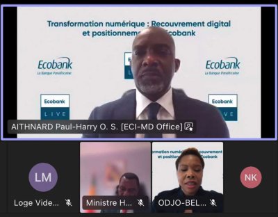 La transformation numérique au coeur d'un webinaire organisé par Ecobank Côte d'Ivoire