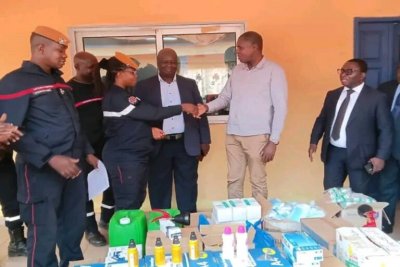 Le conseil régional du Moronou renforce les capacités du centre des pompiers civils de Bongouanou